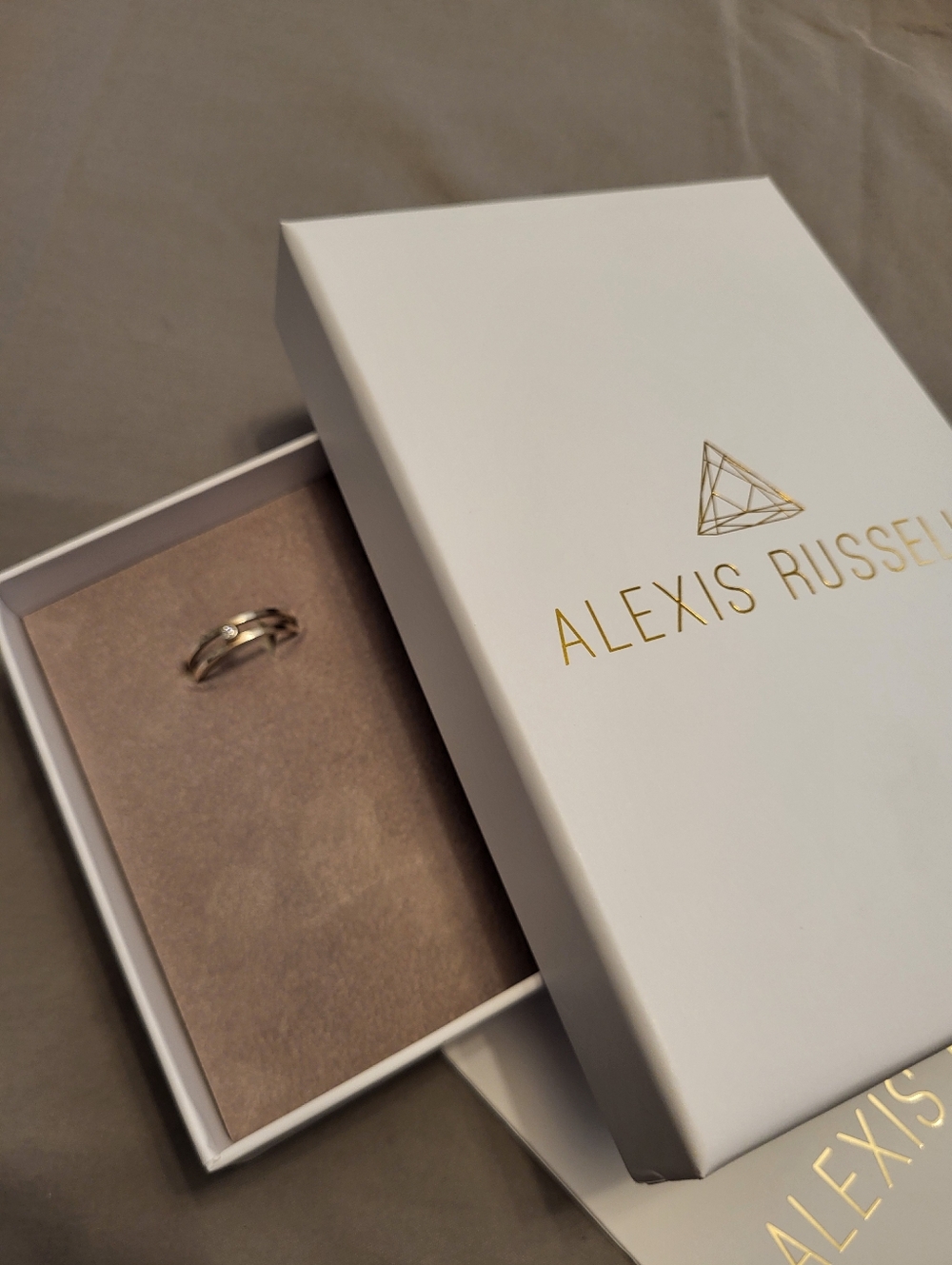 Alexis Russell Salt & Pepper Diamond Band